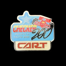 CART Checkered 200 Fiesta Bowl Racing Enamel Lapel Pin Indy Car