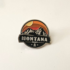 Montana Lapel Pin Metal Enamel 1