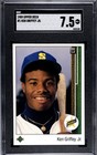 Ken Griffey Jr. 1989 Upper Deck #1 Star Rookie RC SGC 7.5 NM+ CENTERED HOF