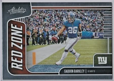2019 Absolute New York Giants Saquon Barkley #4 -Red Zone