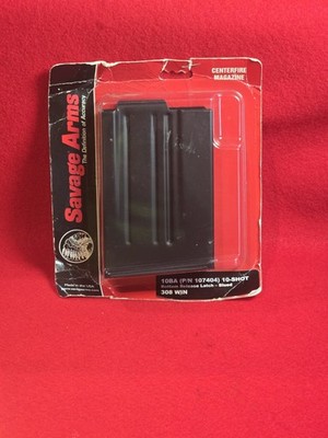Savage 10 BA/BA Stealth/GRS P/N 107404 10 Round Magazine Bottom Latch WLS 