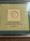 Gold Layered 1889 Indian Head Penny