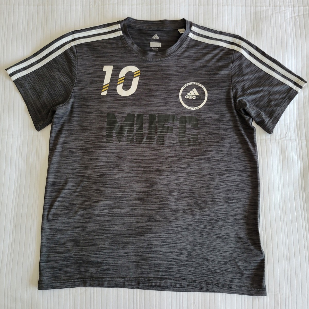 Manchester United Adidas Climalite Number 10 Matheus Cunha Jersey