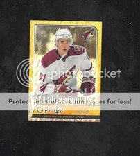 2008 OPC Kyle Turris #513 Metal X Rookie Card Coyotes. rookie card picture
