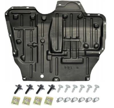 UNTERFAHRSCHUTZ MOTORSCHUTZ + EINBAUSATZ CLIPS MITSUBISHI OUTLANDER 2007-2012