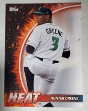 2021 Topps Pro Debut The Cogeneration Heat Hunter Greene Cincinnati Reds
