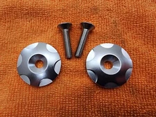 2001-2019 TRIUMPH BONNEVILLE T100  HANDLEBAR BAR END CAPS W BOLTS