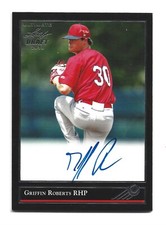 Griffin Roberts AUTOGRAPH St. Louis Cardinals 2018 Leaf Ultimate Draft AUTO Card