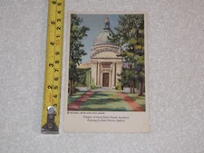 POSTCARD RARE VINTAGE CHAPEL UNITED STATES NAVAL ACADEMY RUTH PERKINS SAFFORD