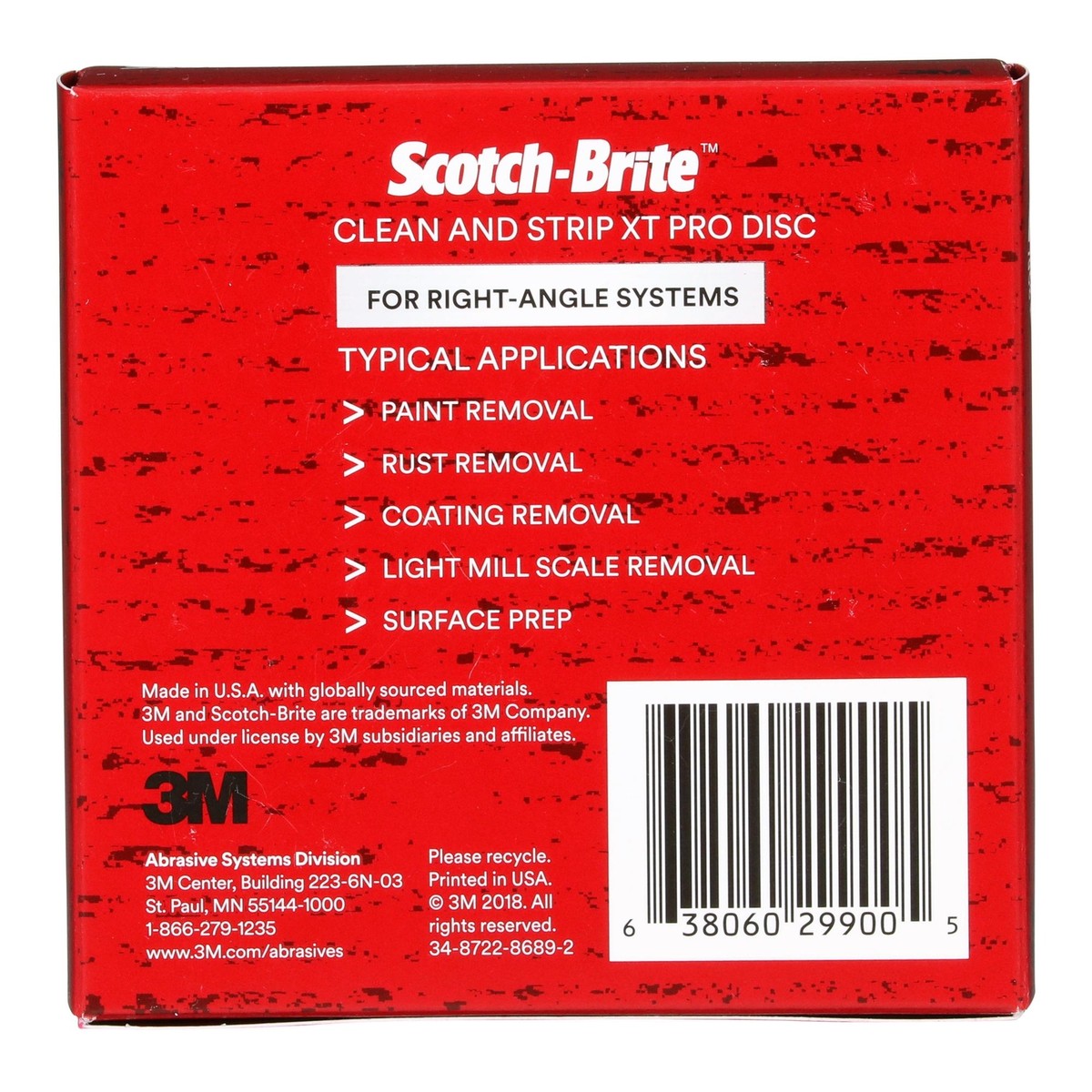Scotch-Brite ™ Clean and Strip XT Pro Extra Cut Disc, T27, 4-1/2 in