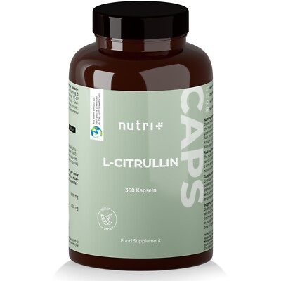 L CITRULLIN Malat Kapseln - 360 Caps hochdosiert + vegan L-Citrulline Malate 