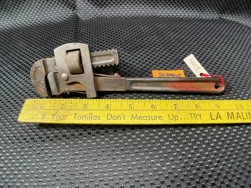 Vintage J. P. DANIELSON Co. 10" Adjustable Pipe Wrench Jamestown NY USA IN1090WJ - Picture 2 of 8