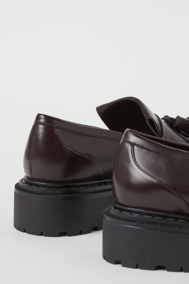 H&M Burgundy Velvet Tassel Loafers BM697_RD5371?hei=1700&crop=0,0  main image 4