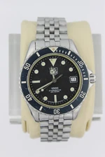 Tag Heuer 980.013 Mens 1000 Series Professional Watch Black Blue Silver Jubilee