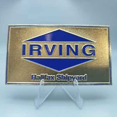 Irving Halifax Shipyard Arctic Offshore Patrol Ship Keel Laying Challenge Coin