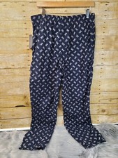 Men's Mk Michael Kors Pajamas Sleepwear Pants Loungewear Blue New M #S 