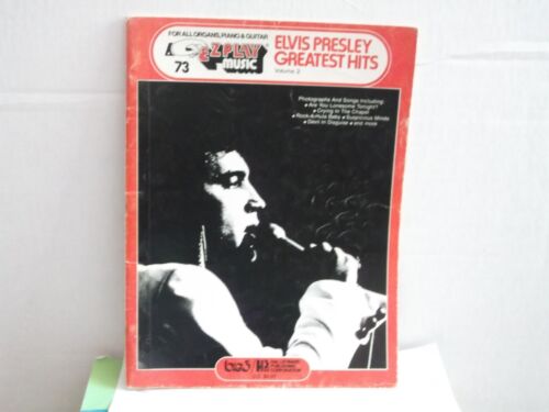 Elvis Presley,Song Book,"Elvis Presley Greatest Hits,Volume 2"US,1975,12 song,EX - Afbeelding 1 van 3