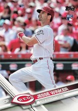 Jesse Winker Rookie Topps 2017 Baseball Card #US271