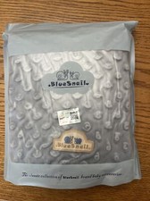 BlueSnail Deluxe Changing Pad Cover Gray Minky 16" x 32" Soft BlueSnail