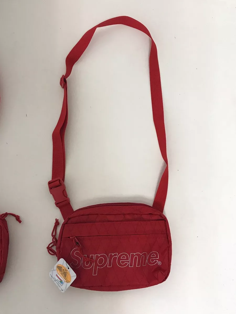 SAC BANDOULIÈRE SUPREME ROUGE FW18 **VENDU** bogo tnf