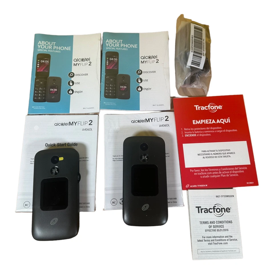 Flip Phone TracFone my Flip 2 Pre-Paid  2 Cell Phone - Image 3 of 4