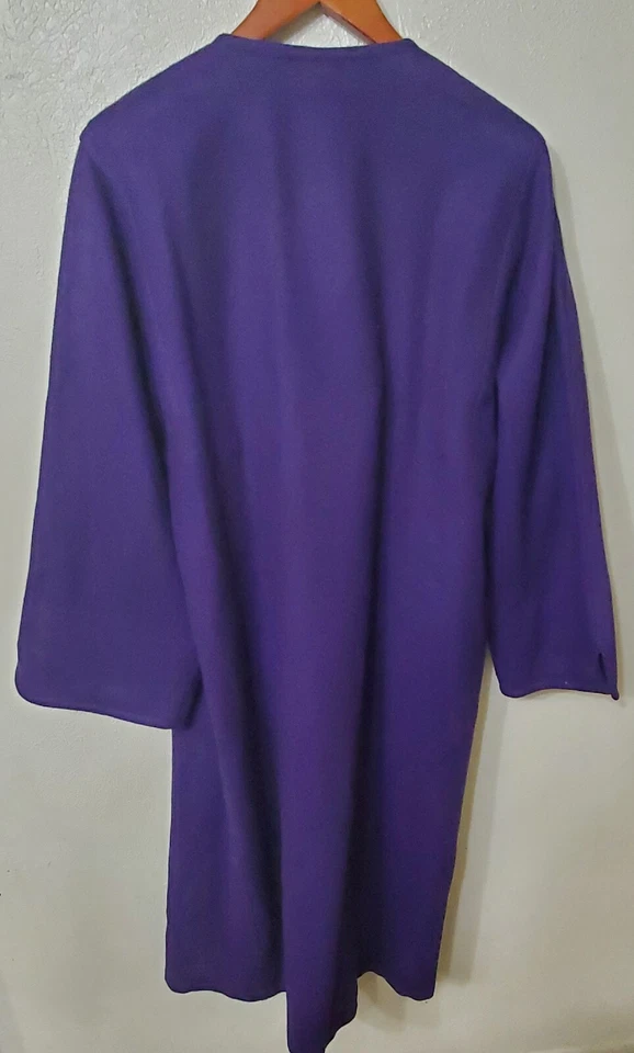 CLEO Дублина Ирландии женщин фиолетовый шерсти пальто куртка шаль - Изображение 4 из 4