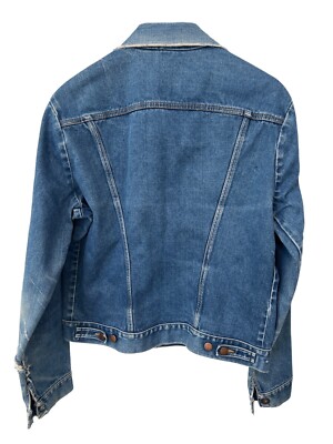 ジャケット・アウター 60s VINTAGE WRANGLER 33MJZ 44 SATAIN Wrangler Jean Jacket 46 - Vintage Wrangler Jean Jacket Size