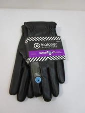 ISOTONER signature  DRESS SMART TOUCH LEATHER GLOVES SZ MD NEW WITH TAG