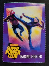 Raging Fighter POWER CARD 1992 Nintendo Super Power Club #96  Magazine