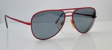 Vintage Girard 565 Burgundy Pilot Metal Sunglasses France FRAMES ONLY