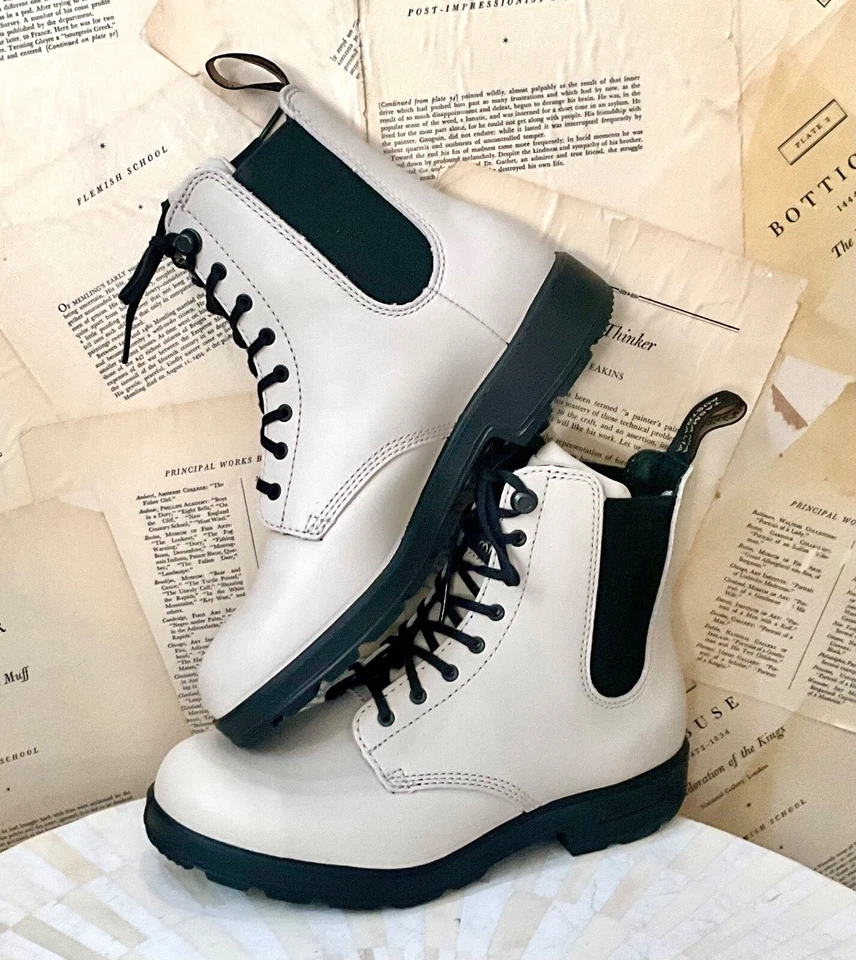 Bota con cordones Blundstone #2324 Originals negra avena UE 39/USW 9-USM 7/ AU/UK 6 NUEVA Foto 3 de 4