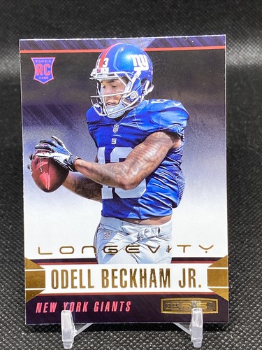 2014 Panini Rookies Stars Longevity Odell Beckham Jr Rookie Card 