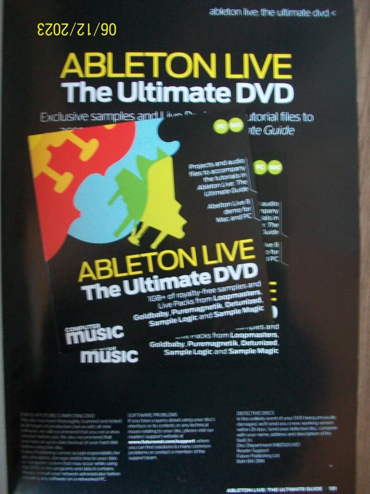 Ableton Live The Ultimate Guide From The Makers Of Computer Music + Eco DVD Rom - Image 2 of 2