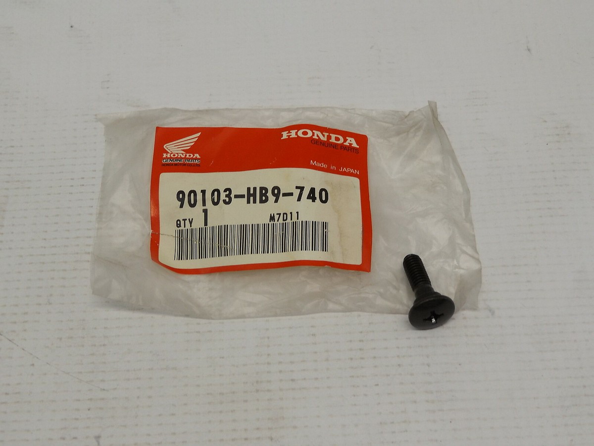 NOS HONDA 90103-HB9-740 SPLASHGUARD SCREW 6X20 TRX250 TRX300