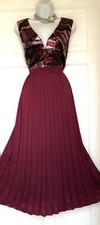 LITTLE MISTRESS SHIMMERING SEQUINS PLEAT EVENING PARTY DRESS SIZE 18