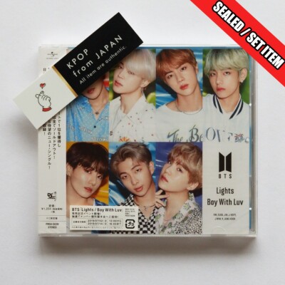 希少 レア サイン入り BTS Lights Boy with luv SEALED BTS Lights / Boy With Luv BOX SET Japan FC ver. + Limited A