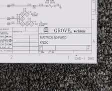 Grove Crane RT635C Electrical Wiring Diagram Manual