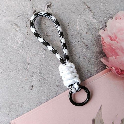 12cm Colorful Braided Rope Strap Lanyard Keychain For Phone Women Bag Hanging - 第 8/27 張圖片