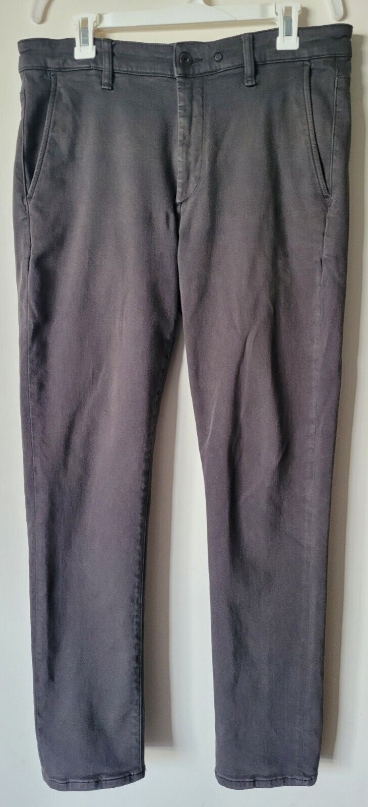 Rag & Bones Barely Black Basic Chino Pants Size 33 - image 1
