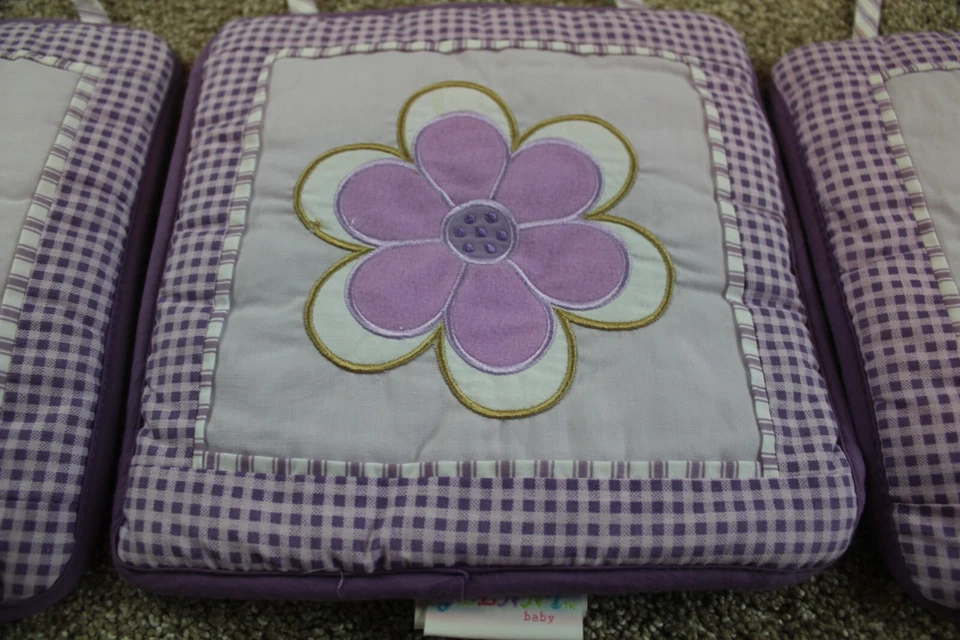 Lote de colgantes de decoración de pared púrpura mariposa lavanda Geenny bebé niña Foto 3 de 4