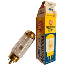 LAMP -DEP -750W 120V -GE -FOR 16 MM STRIP MASTER MOVIE PROJECTOR FROM HOOVER