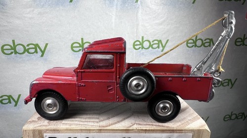 Vintage Corgi Toys Diecast Red Land Rover 109 Breakdown Wrecker Tow Truck #417 - Picture 8 of 17