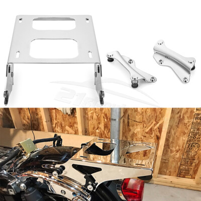 Two-Up Luggage Rack Tour Rack w/Docking for Harley Road Street Glide 2014-UP