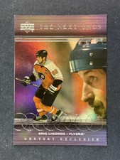 1999-00 UD Gretzky Exclusives #75 Wayne Gretzky/Eric Lindros Oilers
