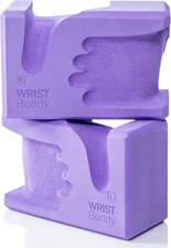 Wristbuddy® Yoga Blocks 2-Pack (Left + Right) — Ergonomic, Hand-Shaped EVA Block
