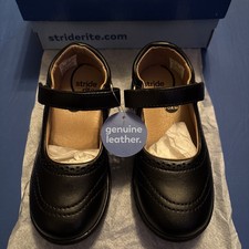 Stride Rite Toddler/Girls Clarita Mary Jane Flat Shoes Black, US 8.5M