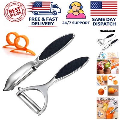 Multi-Function Kitchen Vegetable and Fruit Peeler Set - Ergonomic Non-Slip Tool