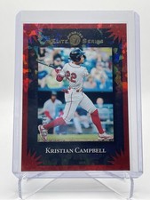 2025 Panini Donruss Elite Series Kristian Campbell #5 Red Ice /149 (RC)