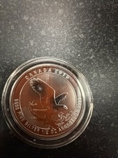 CANADA 1/2 OZ FINE SILVER 9999 BALD EAGLE  COIN