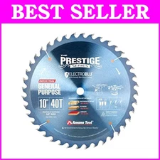 Heavy-Duty 10-Inch 40T Saw Blade with Anti-Vibration Features and Sharp Teeth